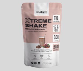 Chocolate XTREME SHAKE w/Sensoril® Ashwagandha PROTEIN & MULTI-COLLAGEN  (15 servings, 2 scoops per serving)